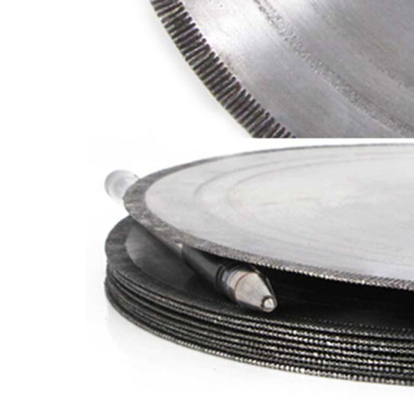 Cold Pressed diamond cutting disc with straight tooth for lapidary