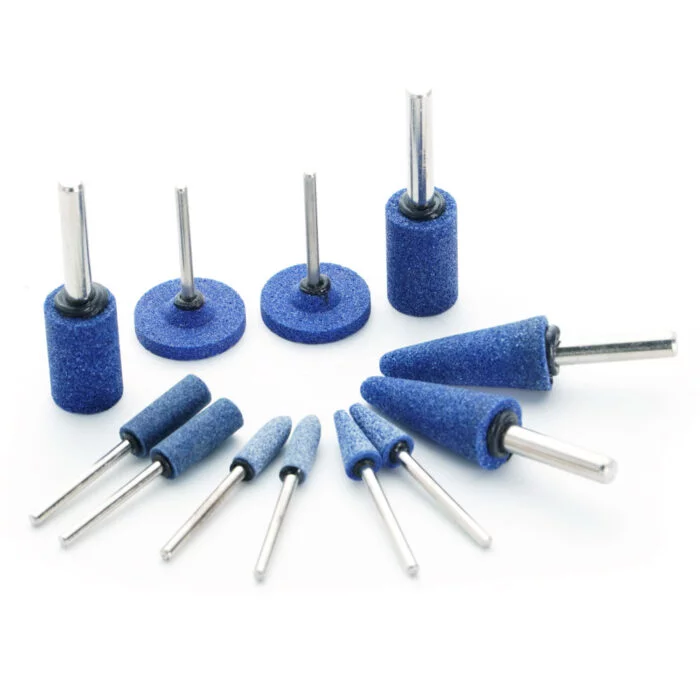 Blue Color Aluminum oxide mounted points