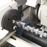 CBN crankshaft grinding wheel working on machine