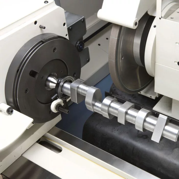 CBN crankshaft grinding wheel working on machine