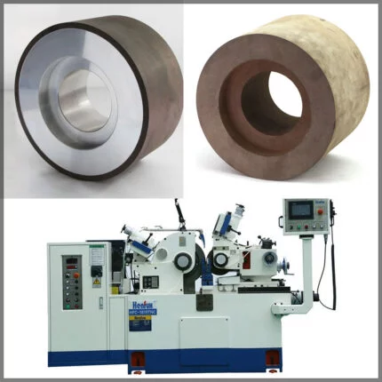 Centerless grinding wheel control wheel and centerless grinding machine