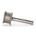 Electroplated Straight Edge Diamond Mounted Point Glass Chamfering Wheel