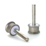 Electroplated Straight Edge Diamond Mounted Point Glass Chamfering Wheel