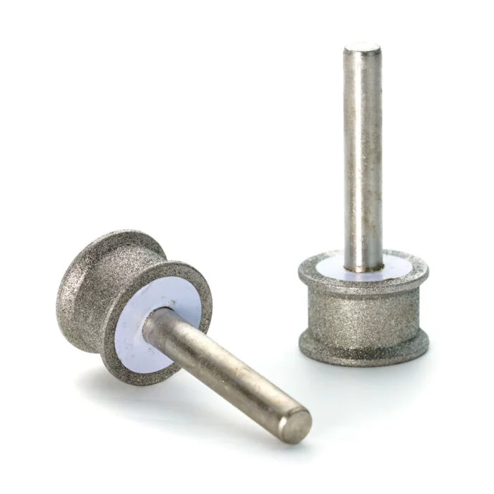 Electroplated Straight Edge Diamond Mounted Point Glass Chamfering Wheel