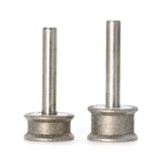 Electroplated Straight Edge Diamond Mounted Point Glass Chamfering Wheel