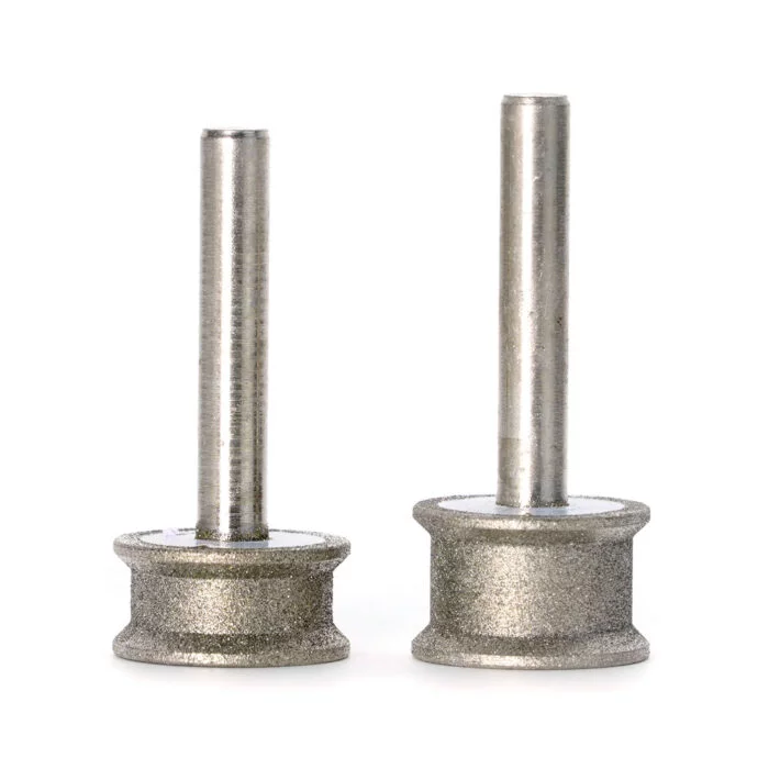 Electroplated Straight Edge Diamond Mounted Point Glass Chamfering Wheel