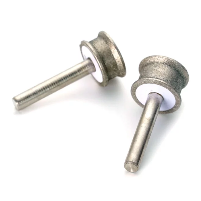 Electroplated Straight Edge Diamond Mounted Point Glass Chamfering Wheel