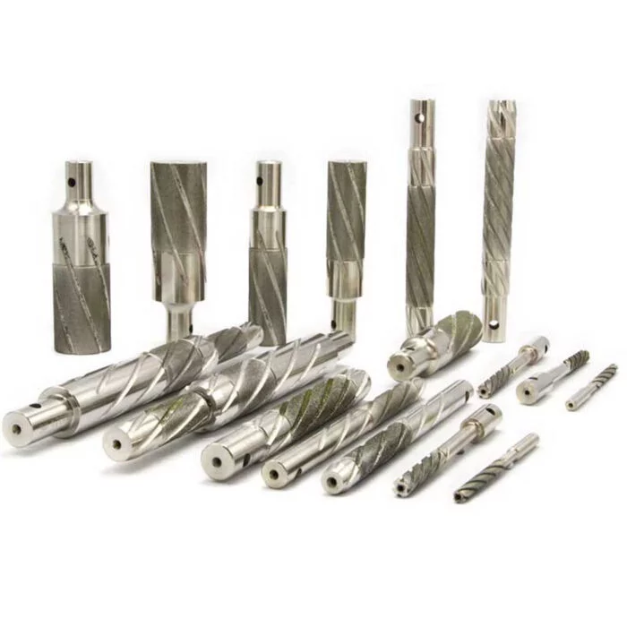 Electroplated adjustable and stationary diamond reamer