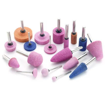 Vitrified Aluminum oxide and silicon carbide mounted points