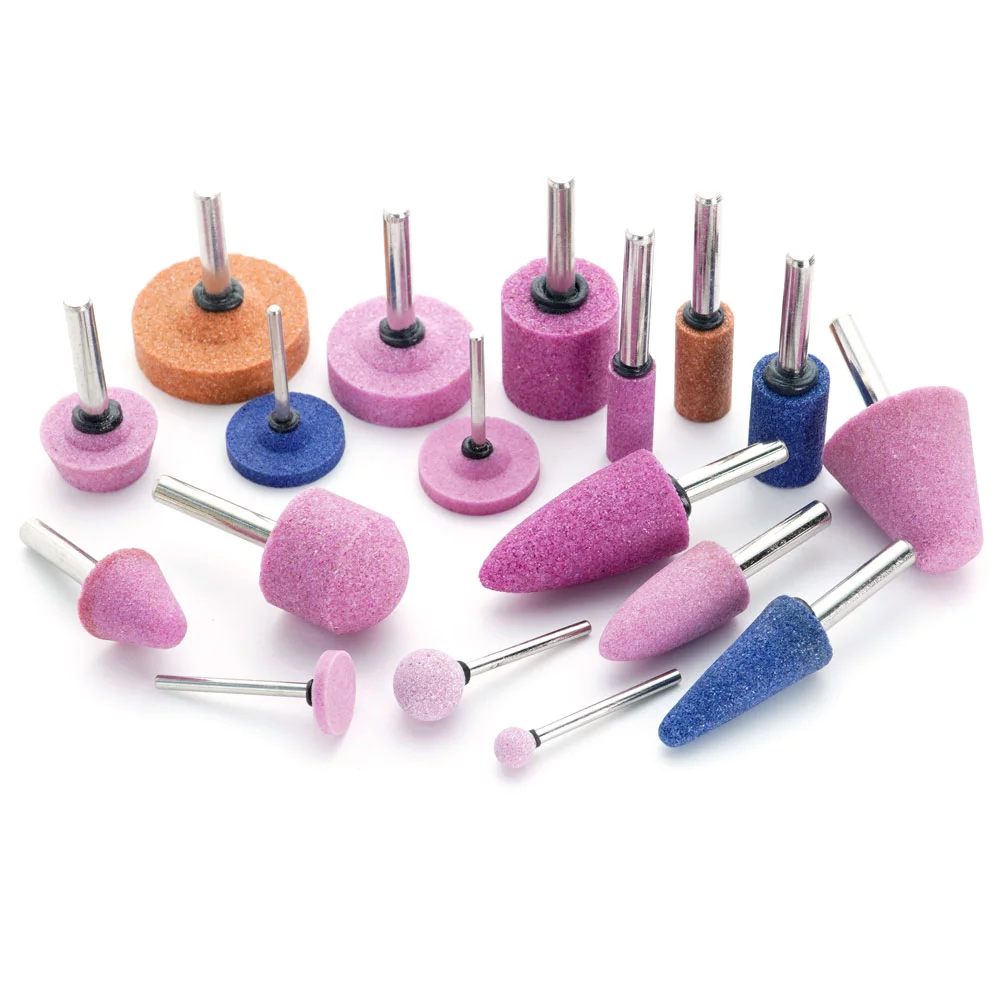 Vitrified Aluminum oxide and silicon carbide mounted points