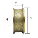 Diamond CNC Profile Wheel for Edging Granite Marble Quartz Stone