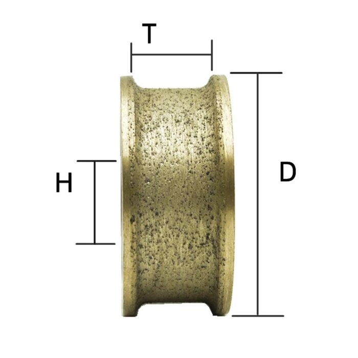 Diamond CNC Profile Wheel for Edging Granite Marble Quartz Stone