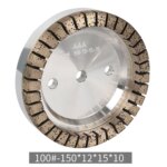 Full Segmented Diamond Wheels for Glass Edging
