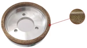 Continuous Rim Diamond Glass Edging Wheel