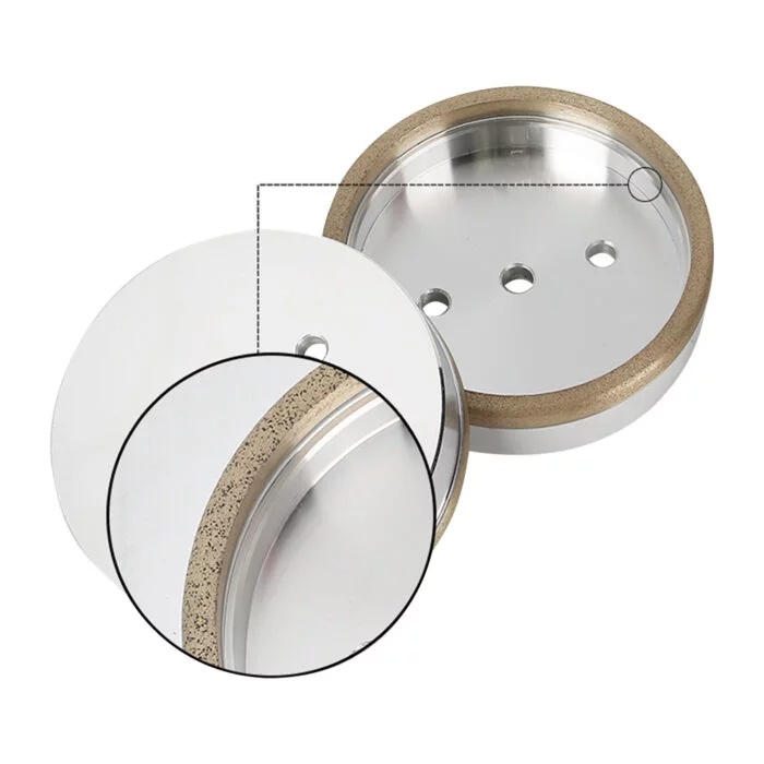 Continuous Rim Diamond Glass Edging Wheel