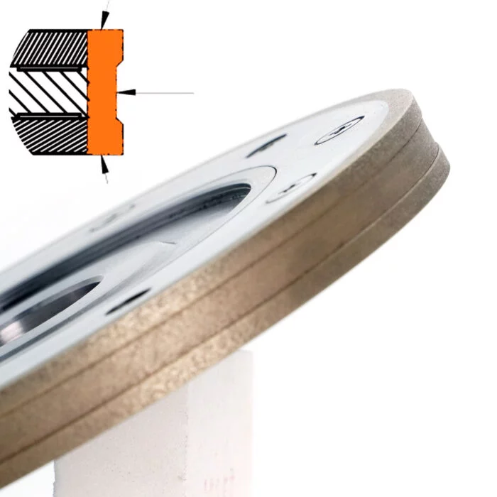 Optical Glass Diamond Edging Wheel