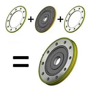 Optical Glass Diamond Edging Wheel Drawing