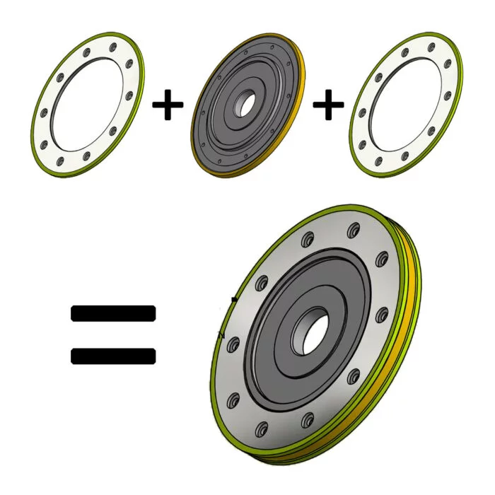 Optical Glass Diamond Edging Wheel Drawing