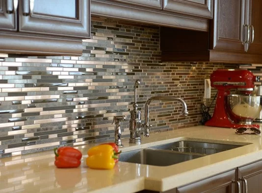 how to polish cut glass tile edges
