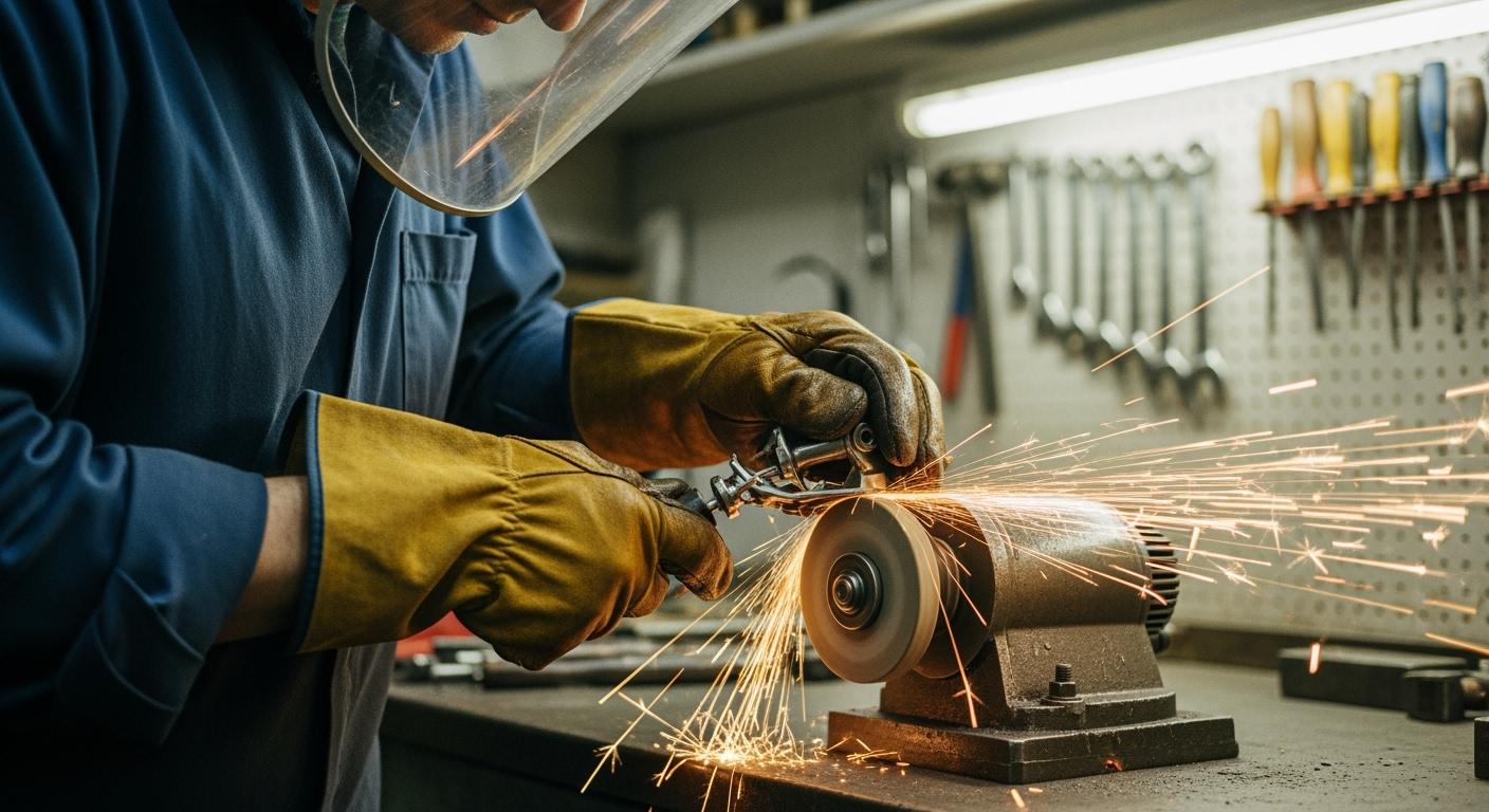 Tips for using aluminum oxide grinding wheels safely and effectively