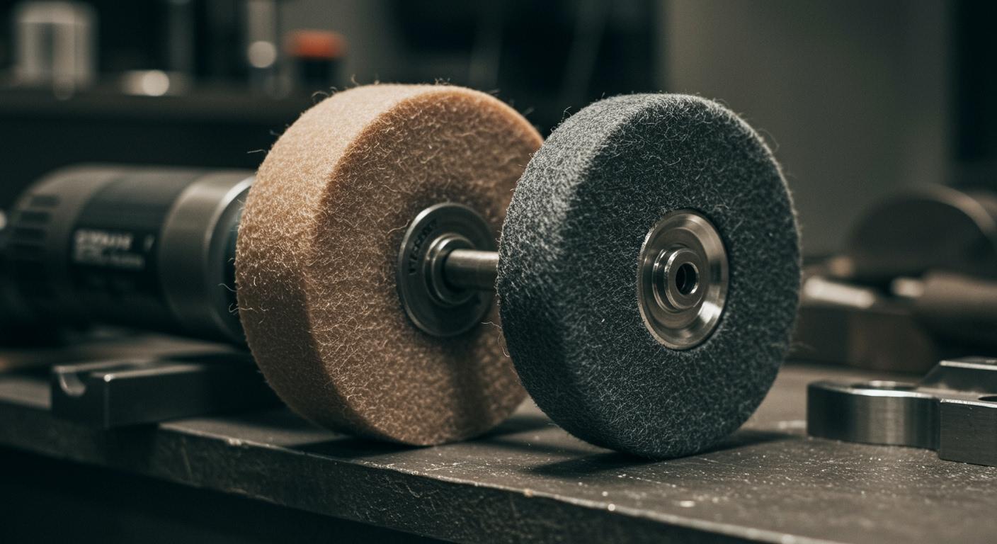 What is the difference between buffing and polishing wheels?