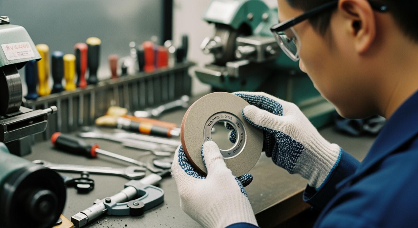 How to use and maintain vitrified bond grinding wheels safely