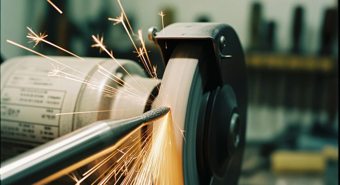 How to use a diamond truing tool for grinding wheels