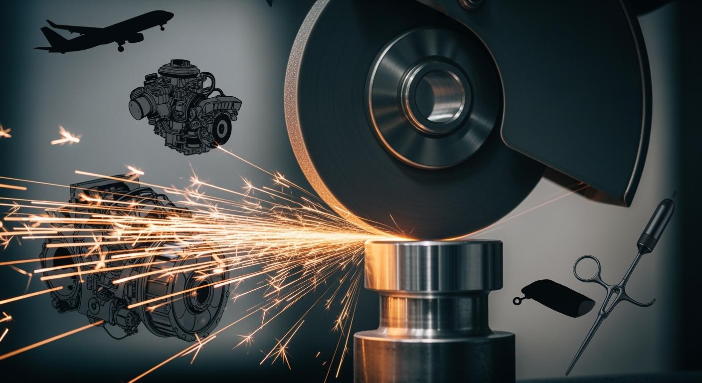 Applications and industries that use vitrified bond grinding wheels