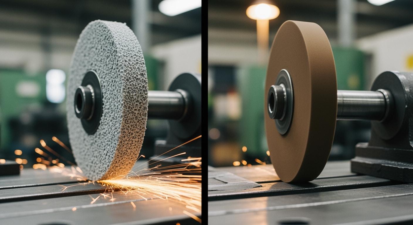 When to Choose a Vitrified Bond vs. a Resin Bond Grinding Wheel