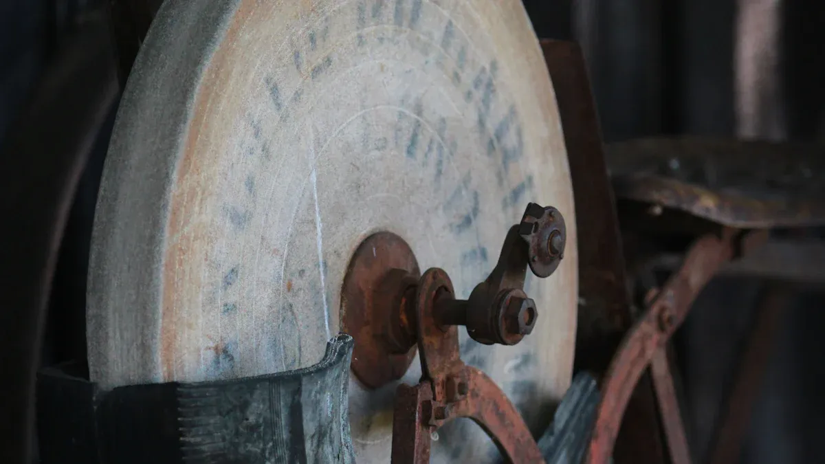 How a Grinding Wheel Wears: The Physics
