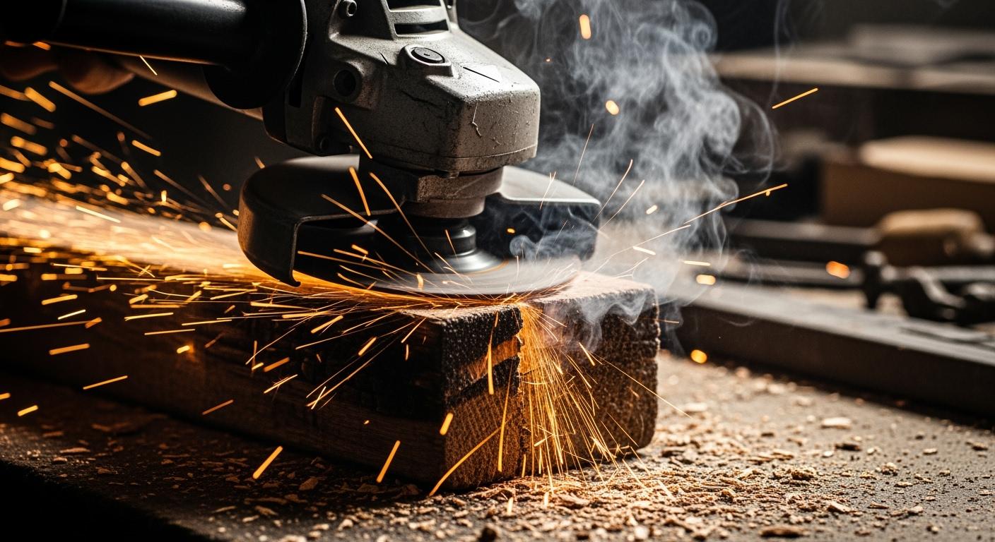 Can you use a metal grinding wheel on wood?