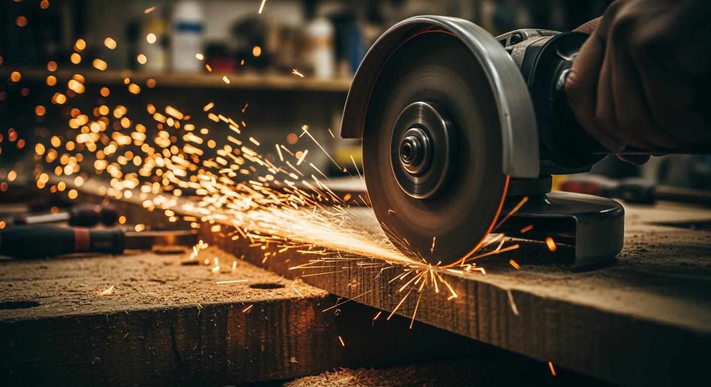 Can you use a cutoff grinder wheel to cut wood?