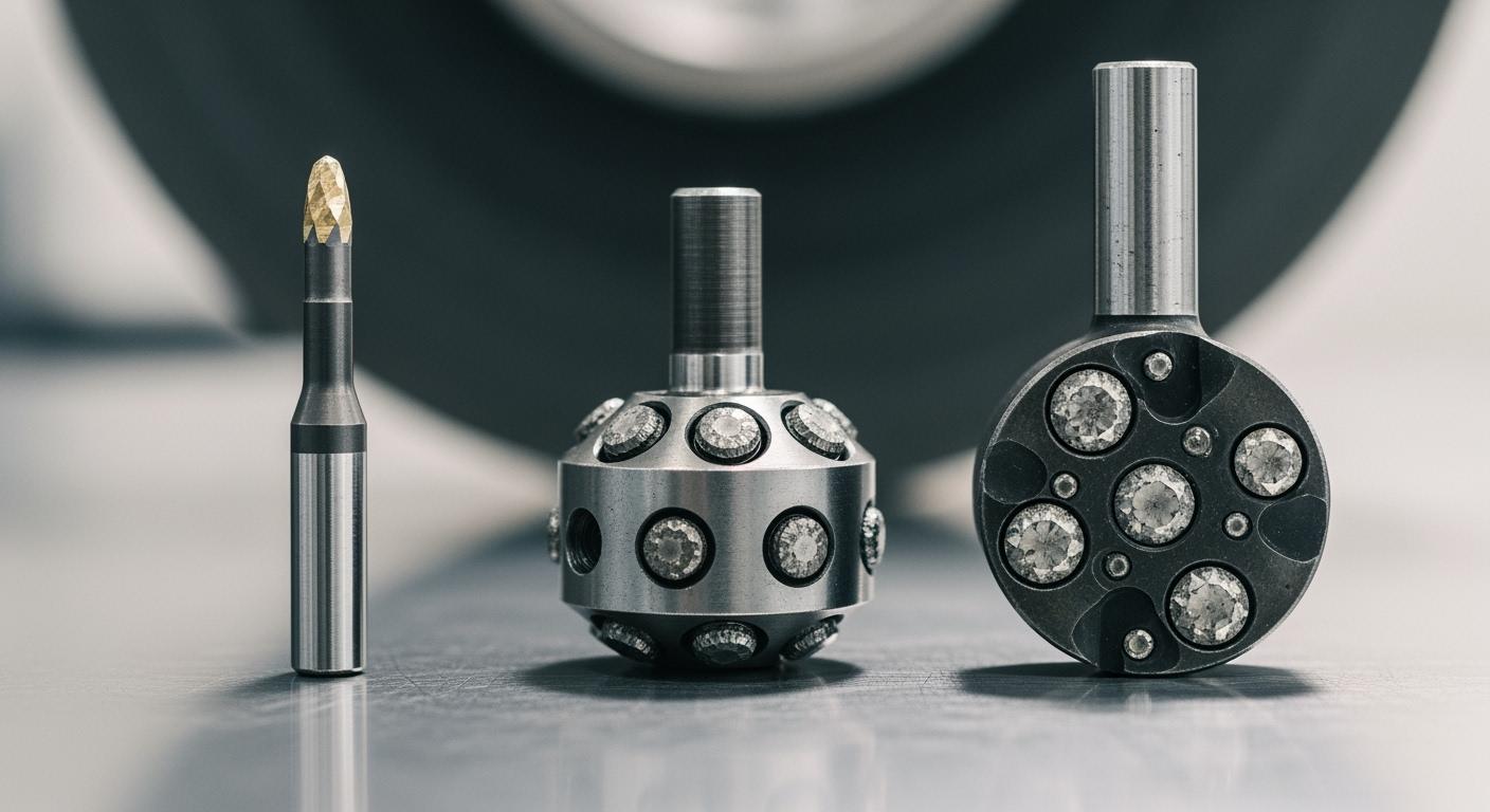 Dressing Tool Comparison: Single-Point, Rotary, and Diamond Cluster