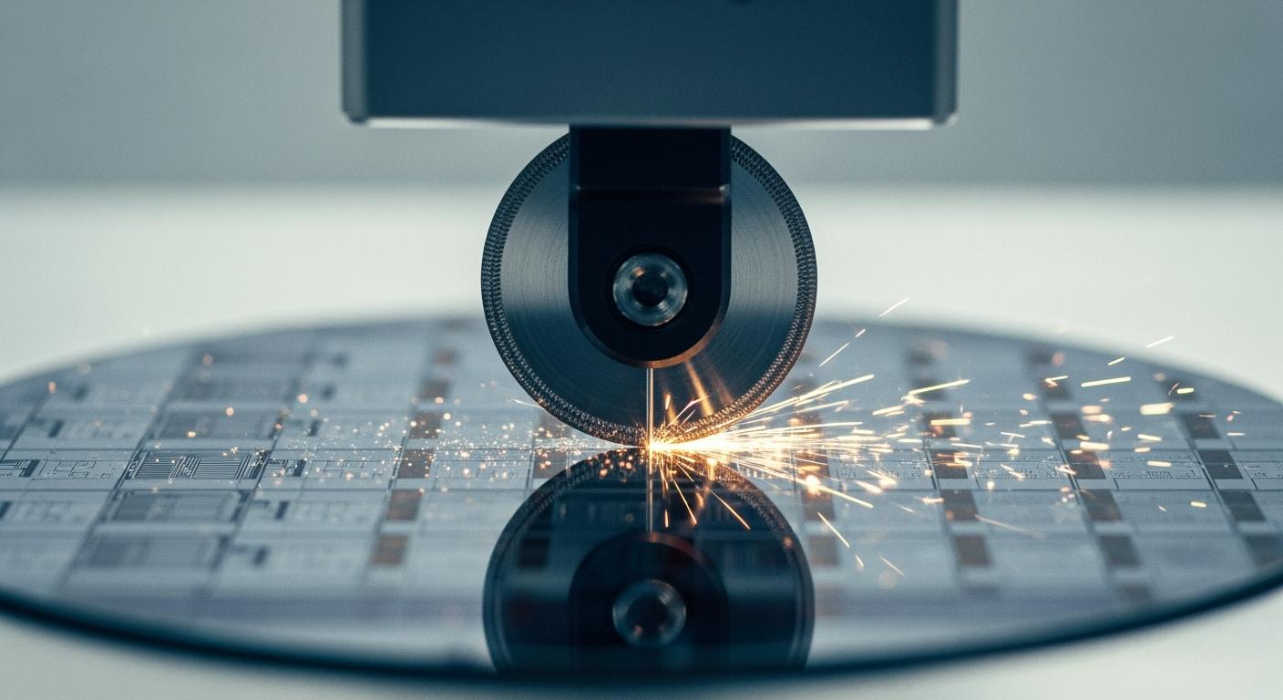How Ultra-Thin Diamond Blades Dice Silicon Wafers