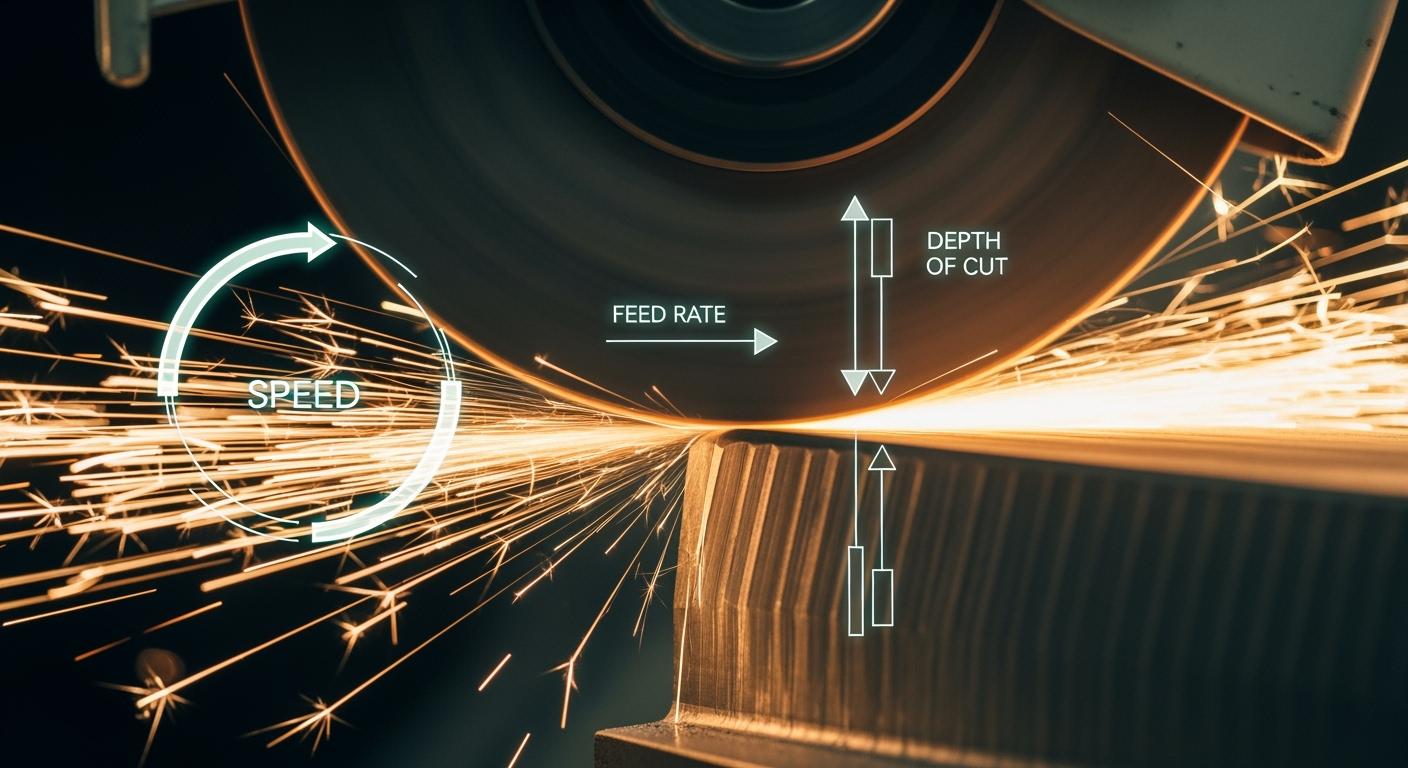 A Guide to Optimizing Speed, Feed, and Depth while Using grinding wheel