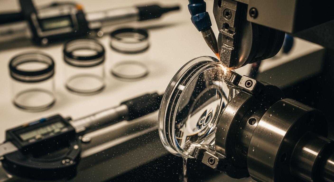 How to Improve Edge Grinding Accuracy for Optical Lenses