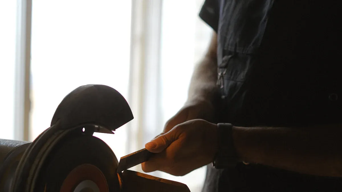 Selecting Grit and Wheel Size for Sharpening