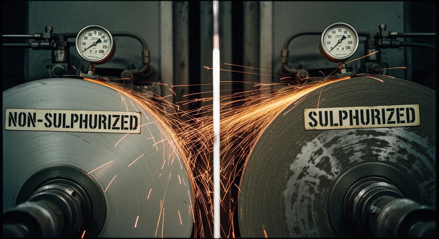 Non-Sulphurized vs. Sulphurized Grinding Wheel Performance Comparison