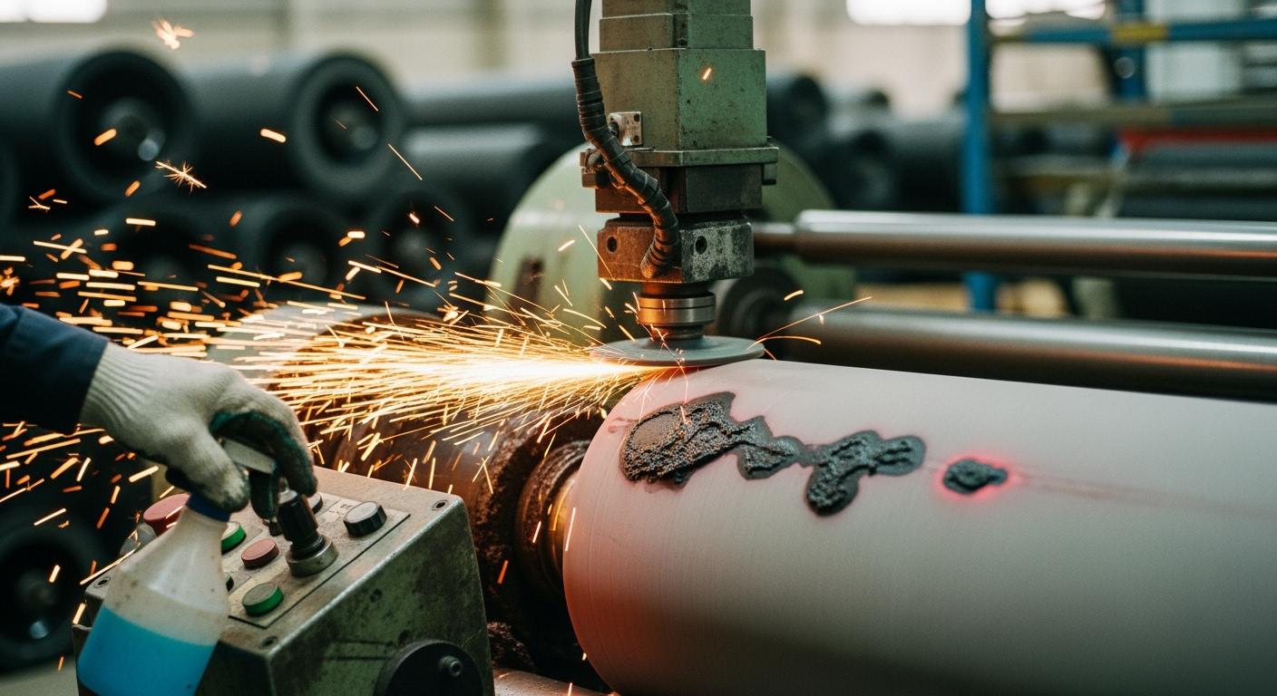 How to Avoid Overheating and Rubber Buildup in Rubber Roller Grinding