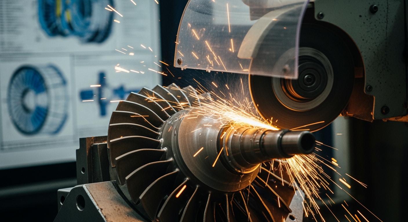 How to Prevent Thermal Damage in Jet Engine Component Grinding
