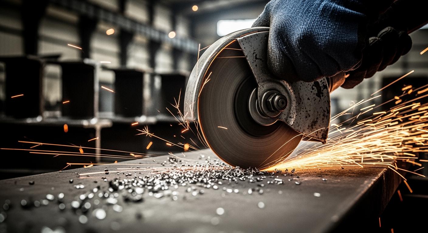 Grinding Wheel Selection for Efficient Large-Area Grinding of Metal Structures