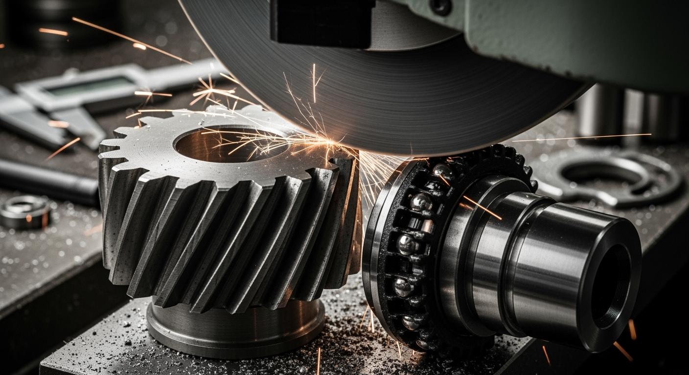 The Key to Efficient Grinding for CVJ Ball Tracks and Helical Gears