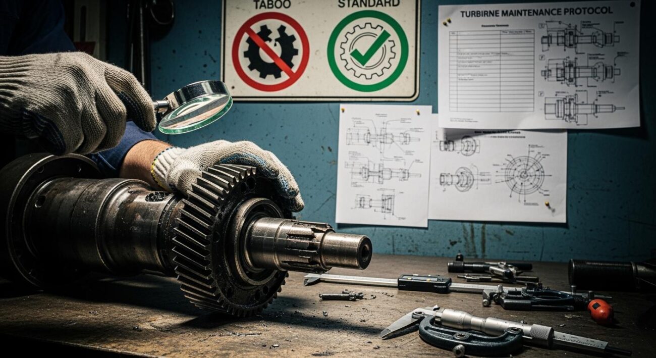 Taboos and Standards for Grinding Repairs of Rotating Parts