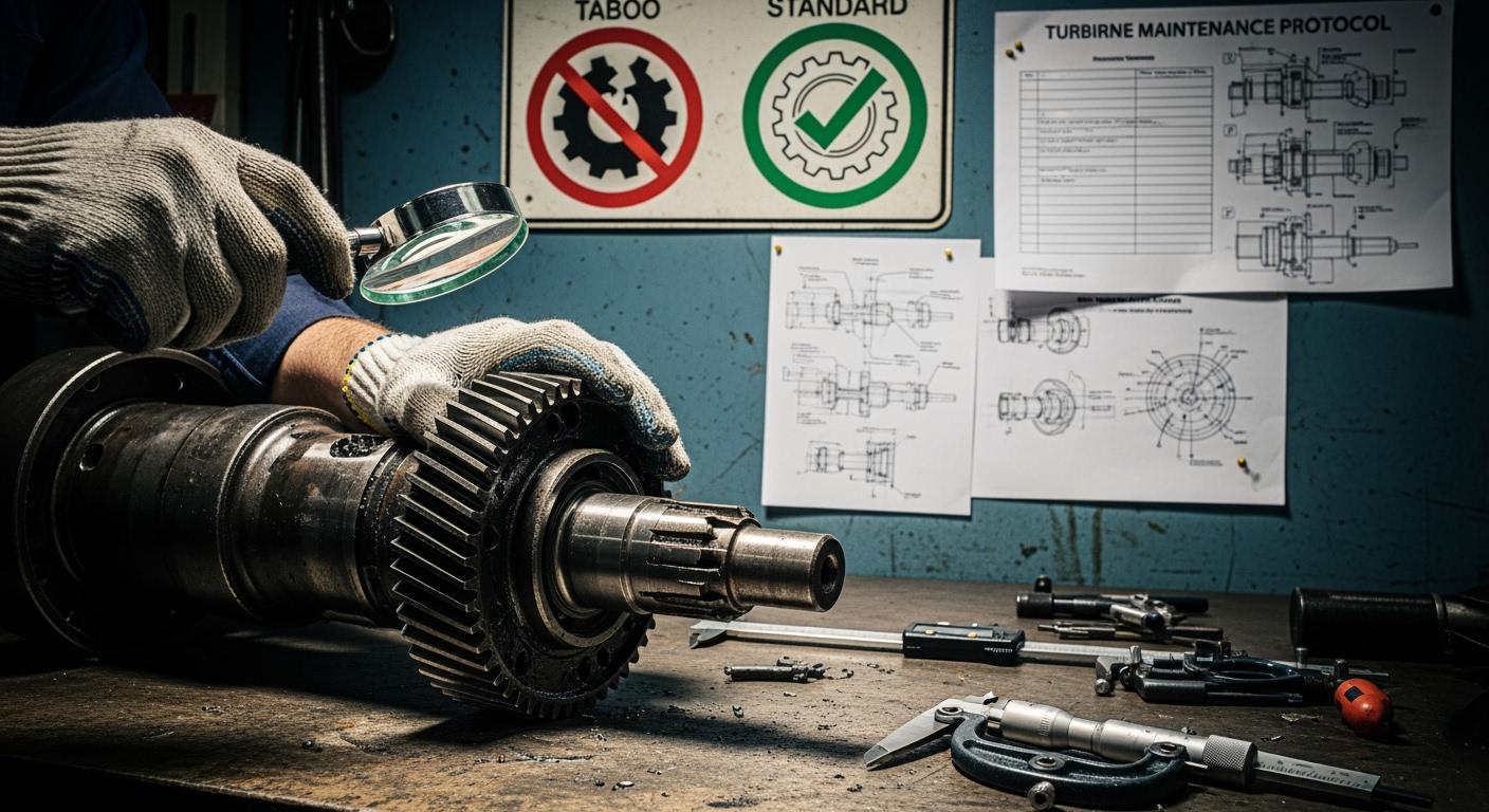 Taboos and Standards for Grinding Repairs of Rotating Parts