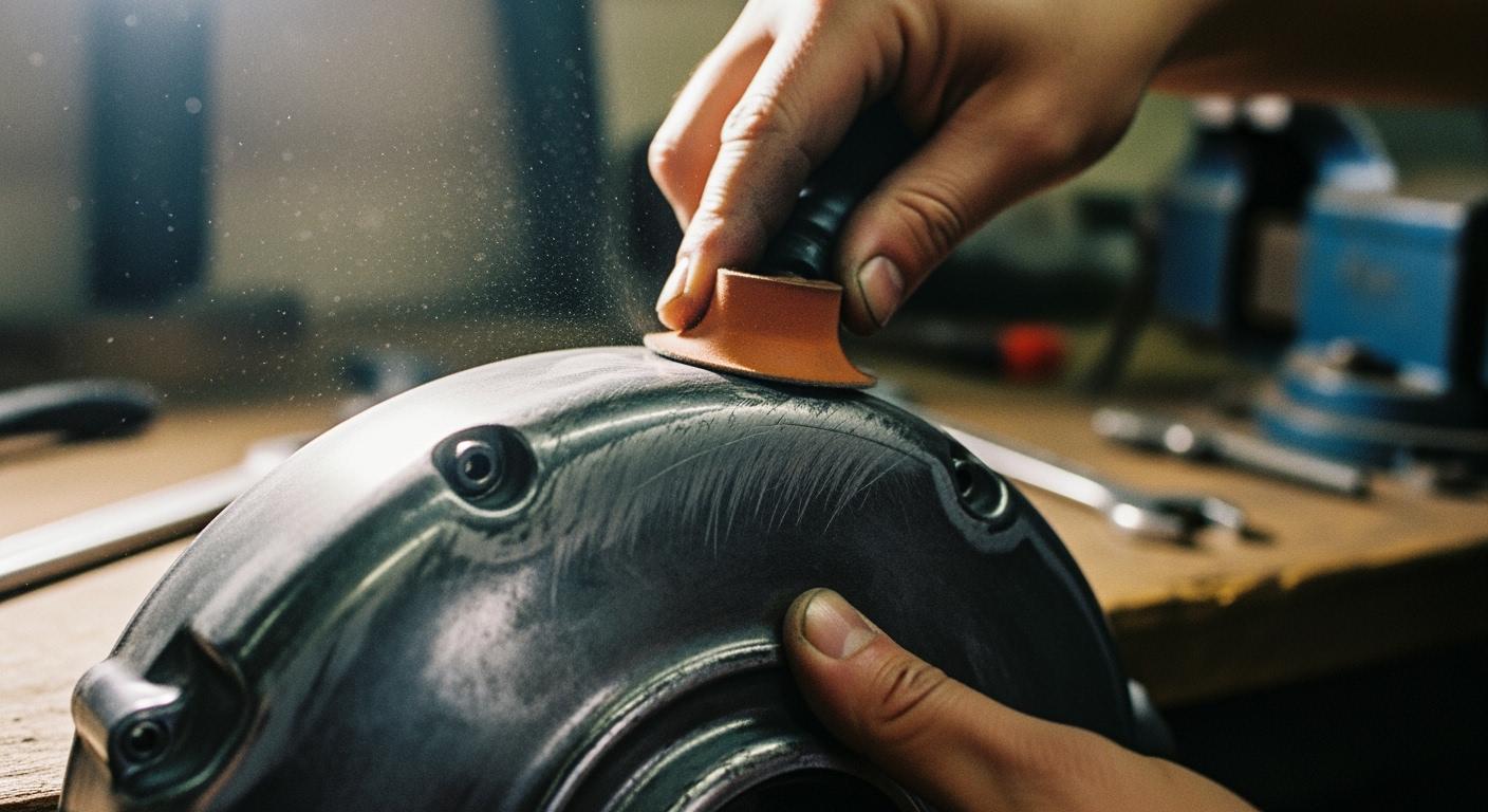 Application of Flexible Grinding Materials in Motorcycle Part Repair