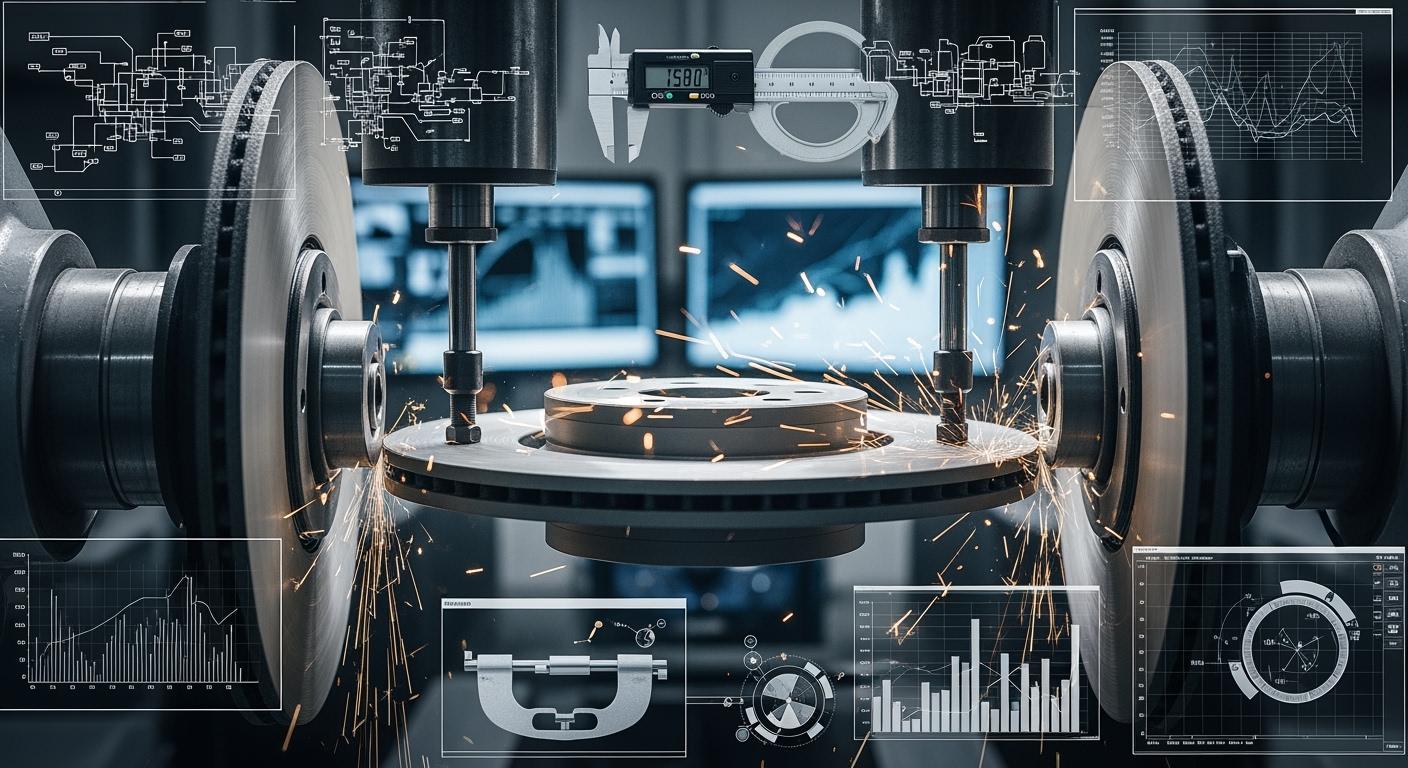 Process and Analysis of Double-Disc Grinding for Automotive Brake Discs