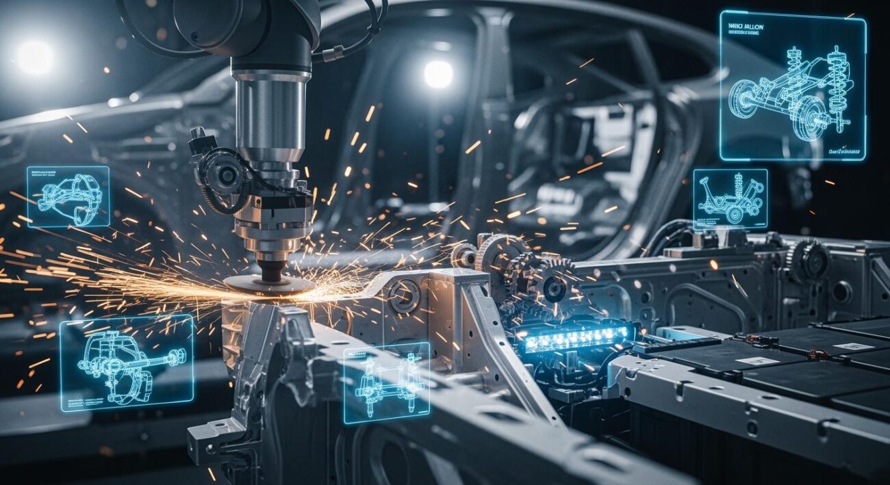 Grinding Solutions for New Energy Vehicle Aluminum Alloy and Composite Components