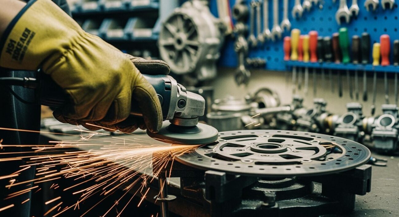 Quick-Reference Guide for Grinding Processes of Motorcycle-Specific Materials