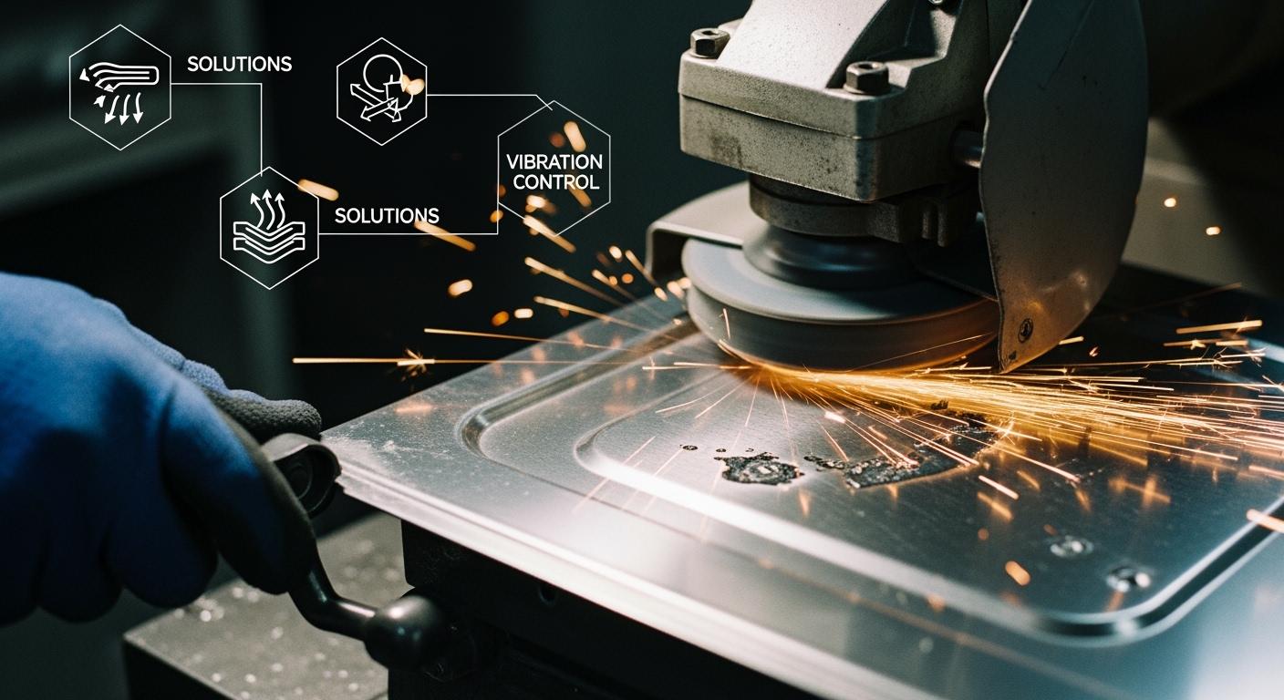 Grinding Solutions for Chatter Marks and Burning in Appliance Panel Grinding