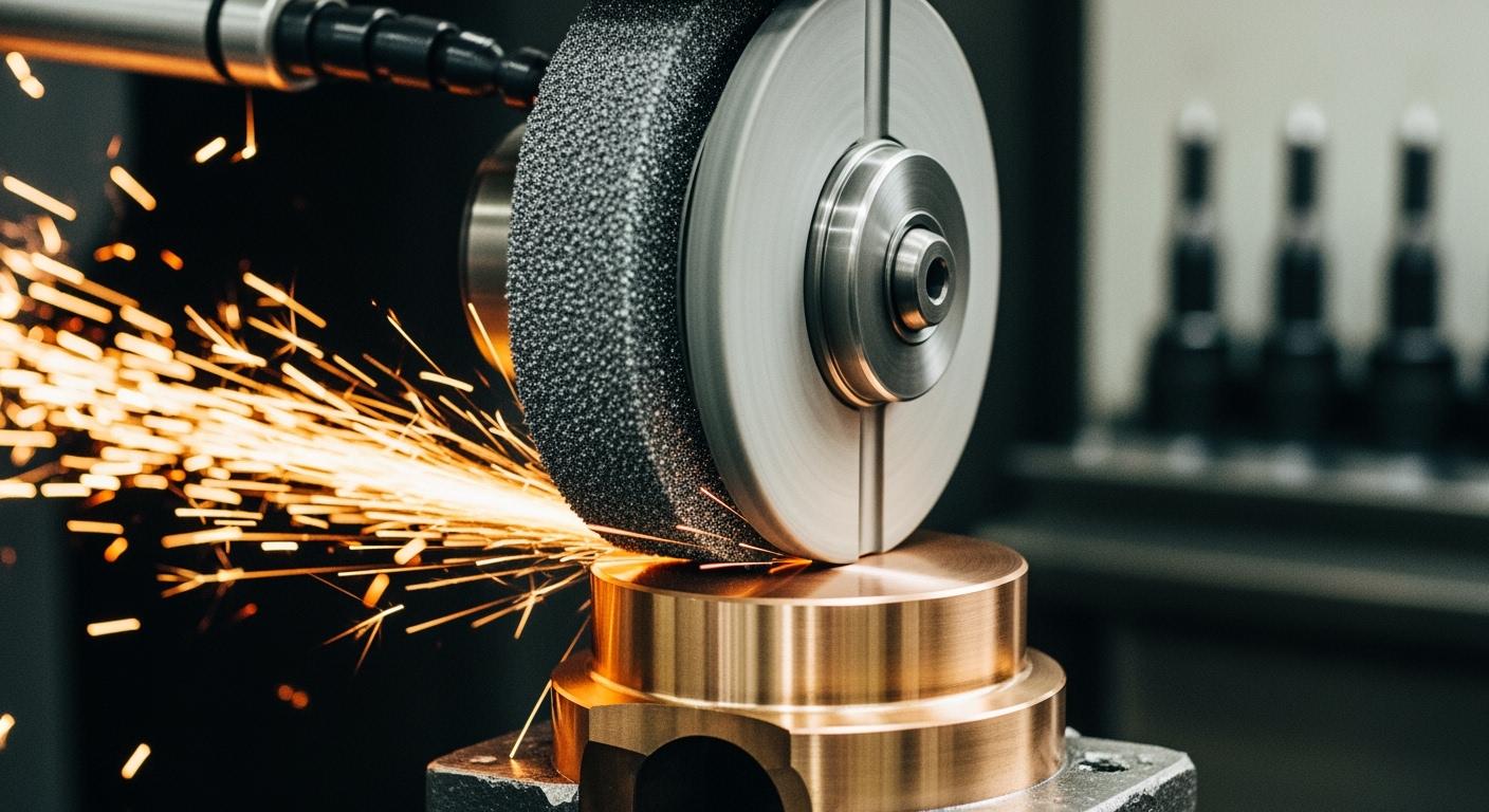 Combined Grinding Wheel Solutions for Rough Grinding and Precision Finish of Copper Alloys